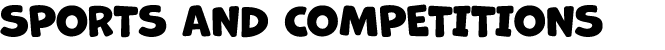 SPORTS AND COMPETITIONS