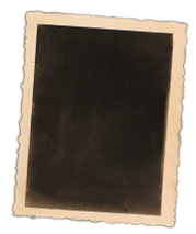 Old blank retro photo frame 