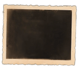 Old blank retro photo frame 