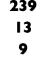 239 13 9