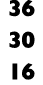 36 30 16