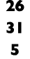 26 31 5