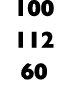 100 112 60