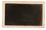 Old blank retro photo frame 