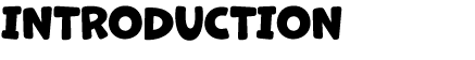 INTRODUCTION