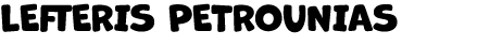 LEFTERIS PETROUNIAS 