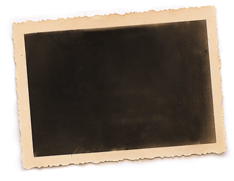 Old blank retro photo frame 