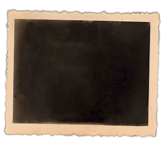 Old blank retro photo frame 