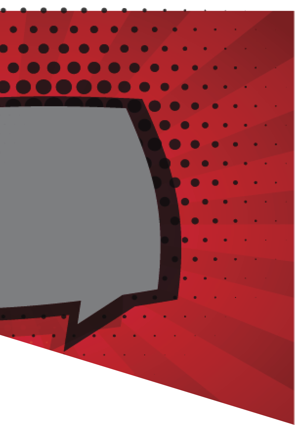 comic background with chat bubble and text space