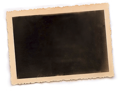 Old blank retro photo frame 