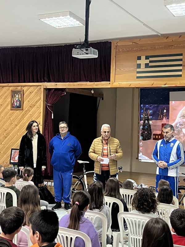 Η ΕΘΝΟΑ στα Δημοτικά Σχολεία Μουζακίου ενόψει της άφιξης της Ολυμπιακής Φλόγας